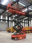 Çin Kundağı Motorlu Makas Lift Lift 8m Hidrolik Tahrikli Manganez Çelik şirket