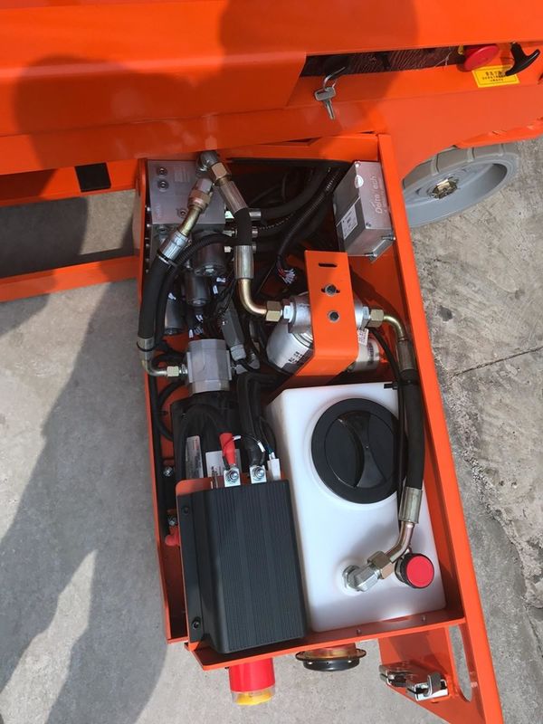 Auto Brake System Hydraulic Aerial Work Platform Small Electric Scissor Lift
